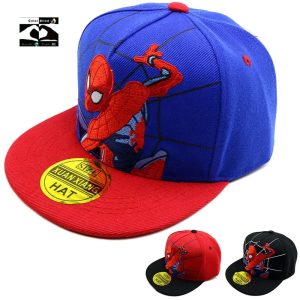 disney-marvel-spiderman-cartoon-baby-baseball-cap-kids-hip-hop-sun-hat-boy-girl-spring-travel-caps-baby-snapback-caps-gift-2-8y