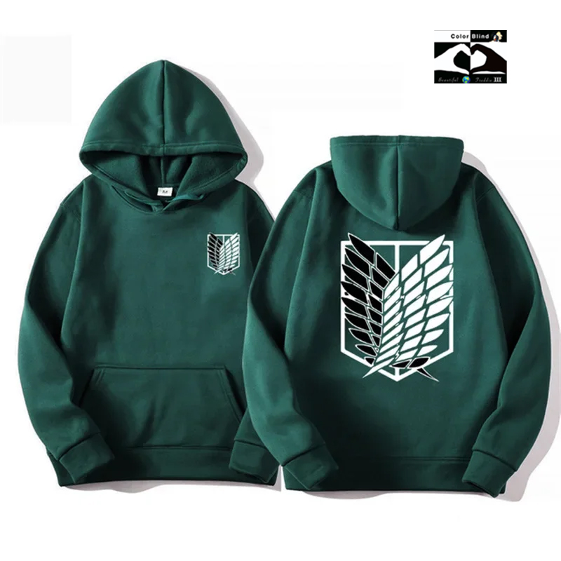 Men and Women Levi Ackerman Hooded Hooded Sweatshir Anime Hooded Hip Hop Sports Plus Size Sw