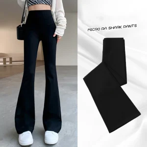 women-flare-pants-slim-high-waist-solid-sexy-shark-flare-pants-fashion-casual-streetwear-elastic-butt-lift-skinny-leggings