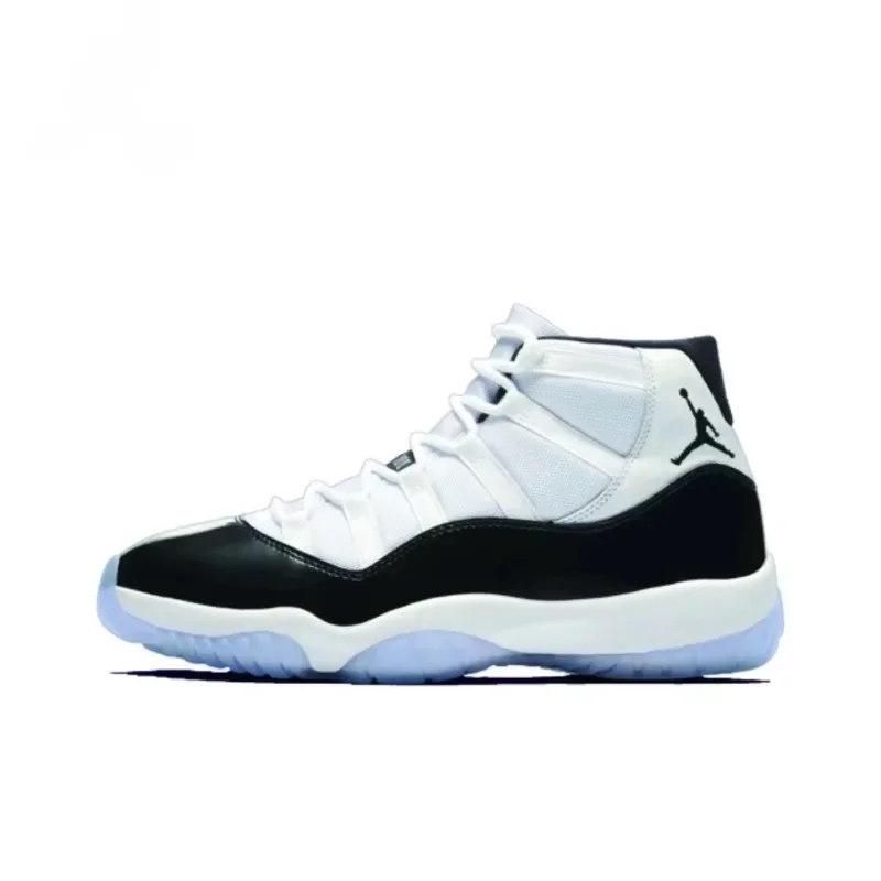 Nike Air Jordan 11 Concord Retro Classic Men Outdoor Basketball Shoes AJ11 Black White Casual Sneakers 378037-100