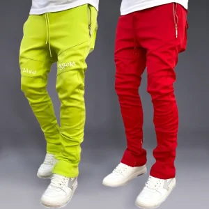 sport-pants-mens-korean-autumn-bunched-ankle-pants-stretch-slim-schoolbag-bag-fashion-brand-running-casual-long-pants