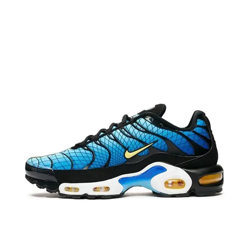 Nike Air Max Plus  TN Black Low Top Running Shoes for Men and Women Unisex Height Increasing