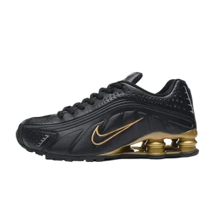 nike-shox-r4-black-gold-trendy-fashion-men-running-shoes-air-cushion-anti-slip-shock-absorbent-sports-sneakers-men