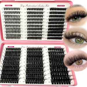 570-640pcs-individul-claster-eyeash-thick-fluffy-extension-30d-100d-mix-length-diy-cluster-lashes
