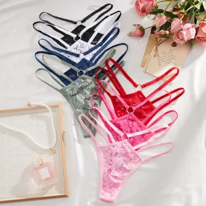 women-strappy-hollow-briefs-underwear-ring-link-straps-low-rise-floral-lace-panties-ladies-translucent-sexy-underpants-lingerie