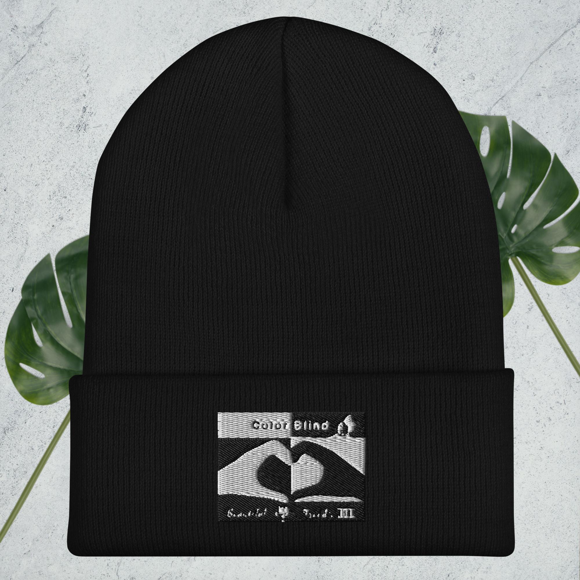 cuffed beanie black front 682b5f7f7853c