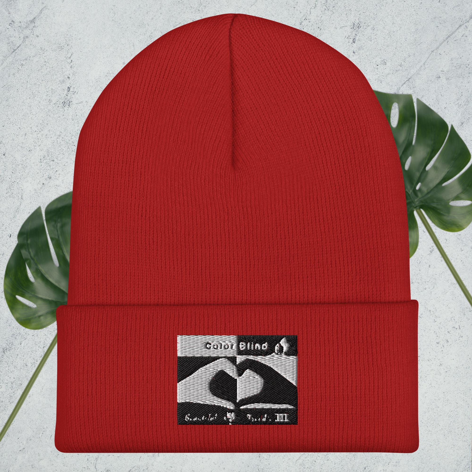 cuffed beanie red front 6827b436e266c
