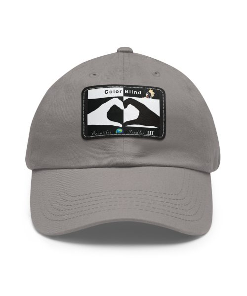 Dad Hat with Leather Patch (Rectangle)