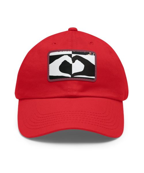 Dad Hat with Leather Patch (Rectangle)