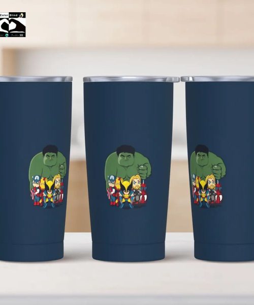 Avengers Marvel Heroes Stainless Steel Tumbler Travel Mugs Cup 20oz Thermal Mug Portable Hot Drinks Milk Tea Water Bottle