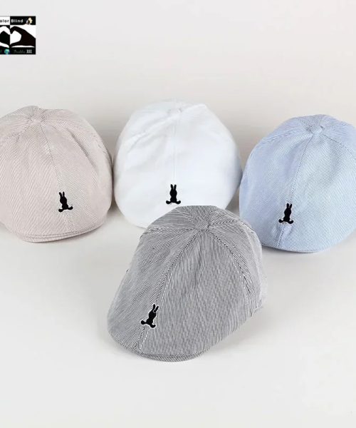 Hot Solid Color Children Berets Stripe Cotton Thin Fashion Simple Kids Hats & Caps Berretto Baby Caps for Boys Girls