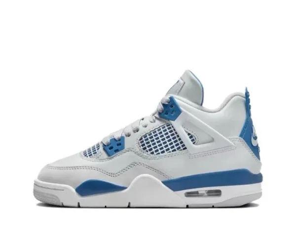 Air Jordan 4 retro Lucid Green leather lightweight and comfortable high top retro basketball shoes for women, white green