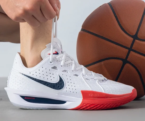 NIKE AIR ZOOM G.T. CUT 3 EP Men’s Shoes Wear-resisTanT Non-slip Cushioning Plaid SporTs BaskeTball Shoes DV2918-103