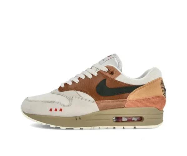 Nike Air Max 1 City Pack ‘Amsterdam’ CV1638-200 Low-top Wear-resistant Comfortable Sports Air Cushion Shoes for Women Men