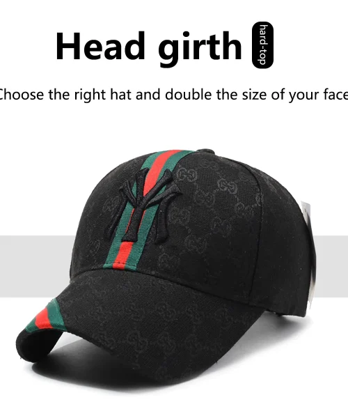 Unisex Letter Embroidery Hip-Hop Hats Outdoor Adjustable Casual Baseball Caps Sunscreen Hat