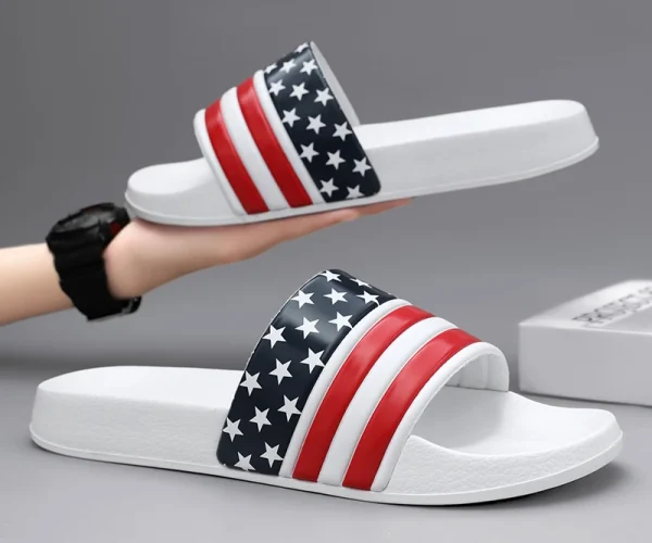 Plus Size Men Indoor Home Slippers Male Soft Comfortable Bath Slipper Men’s EVA Flat Thick Platform Outdoor Beach Sandals Summer