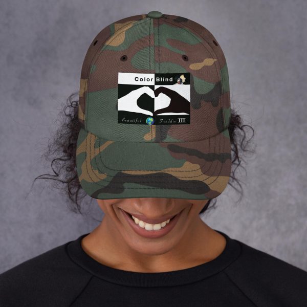 classic dad hat green camo front 6827b0aa84b24