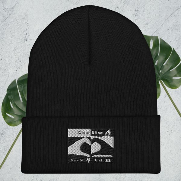 cuffed beanie black front 682b5f7f7853c